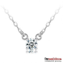 Cheap 10mm Round Zircon Chain Necklace (CNL0021-B)